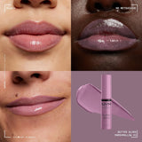 Shop online NYX Butter Gloss Non-Sticky Lip Gloss in shades 02|Éclair-Pale cool pink, 03|Peaches And Cream-Peach, 04|Merengue-Cool lavender pink, 05|Crème Brulee-Pale nude pink, 07|Tiramisu-Pinky nude, 09|Vanilla Crème Pie-Medium blue pink, 15|Angel Food Cake-Lavender mauve, 17|Ginger Snap-Medium neutral brown, 22|Devils Food Cake-Wine, 41|Cranberry Pie-Mauve purple, 43|Marshmallow-Muted lilac, 45|Sugar High-Peachy light nude, 47|Spiked Toffee-Brown mauve in Pakistan