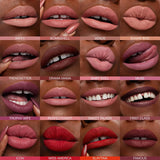 Buy Huda Beauty Liquid Matte Ultra-Comfort Transfer-Proof Lipstick in shades Bombshell, Icon, Trendsetter, Trophy-wife, Wifey in Pakistan