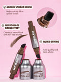 SHEGLAM Brow Fection Brush & Dip Liquid Eyebrow Gel Pen - Taupe, Espresso, Chocolate, Auburn, Ash, Charcoal, Truffle