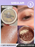 SHEGLAM Gleam Chaser Eyeshadow Topper - Frosting, Just Glazed, Peach Ring, Honey Drip, Brown Sugar