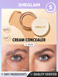 SHEGLAM Rapid Retouch Cream Concealer - Pink Pearl, Linen, Buttercream, Fair, Nude, Warm Vanilla, Golden, Almond, Chestnut, Nutmeg, Sepia