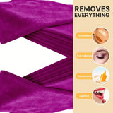 1 pc Wine Red Soft Towel Quick-Drying Face Cloths