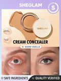 SHEGLAM Rapid Retouch Cream Concealer - Pink Pearl, Linen, Buttercream, Fair, Nude, Warm Vanilla, Golden, Almond, Chestnut, Nutmeg, Sepia