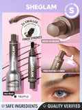 SHEGLAM Brow Fection Brush & Dip Liquid Eyebrow Gel Pen - Taupe, Espresso, Chocolate, Auburn, Ash, Charcoal, Truffle