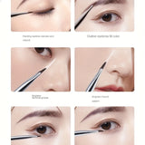 7pcs Professional Eyeliner & Brow Brush Set