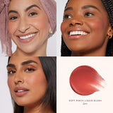 Buy Rare Beauty Soft Pinch Liquid Blush in shades Grateful - Dewy True Red, Happy - Dewy Cool Pink, Joy - Dewy Muted Peach, Lucky - Dewy Hot Pink, Bliss - Matte Nude Pink, Faith - Matte Deep Berry, Grace - Matte Bright Rose Mauve, Love - Matte Terracotta, Hope - Nude Mauve, Encourage - Soft Neutral Pink, Believe - True Mauve, Virtue - Beige Peach, Worth - True Rose in Pakistan