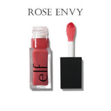 ELF - Glow Reviver Lip Oil - Crystal Clear, Honey Talks, Pink Quartz, Coral Fixation, Jam Session, Rose Envy, Red Delicious