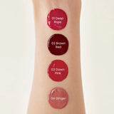 House of HUR Glowy Ampoule Lip Tint 01 Deep Rose, 02 Brown Red, 03 Dawn Pink, 04 Ginger - 4.5g