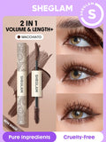 Shop online SHEGLAM All-In-One Volume & Length Mascara-Waterproof in shade Brugundy, Blue, Macchiato in Pakistan