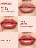 SHEGLAM Lip Rules Liner & Gloss Pen - Golden Rule, Judgey Much, Case x Case, Play Fair, By The Book