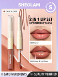 SHEGLAM Lip Rules Liner & Gloss Pen - Golden Rule, Judgey Much, Case x Case, Play Fair, By The Book