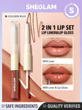 SHEGLAM Lip Rules Liner & Gloss Pen - Golden Rule, Judgey Much, Case x Case, Play Fair, By The Book