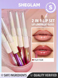SHEGLAM Lip Rules Liner & Gloss Pen - Golden Rule, Judgey Much, Case x Case, Play Fair, By The Book