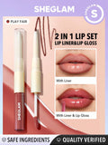 SHEGLAM Lip Rules Liner & Gloss Pen - Golden Rule, Judgey Much, Case x Case, Play Fair, By The Book