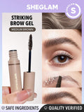 SHEGLAM Striking Waterproof  Brow Gel - Red-brown, Black-brown, Medium Brown, Dark Brown