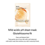 Abib Mild Acidic pH Sheet Mask Glutathiosome Fit