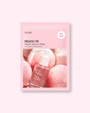 Anua Peach 70 Niacinamide Serum Mask 1PC