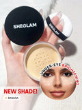 SHEIN SHEGLAM Baked Glow Setting Powder - Translucent, Light Pink, Cappuccino, Banana, Bubblegum