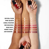 ELF - Glow Reviver Lip Oil - Crystal Clear, Honey Talks, Pink Quartz, Coral Fixation, Jam Session, Rose Envy, Red Delicious