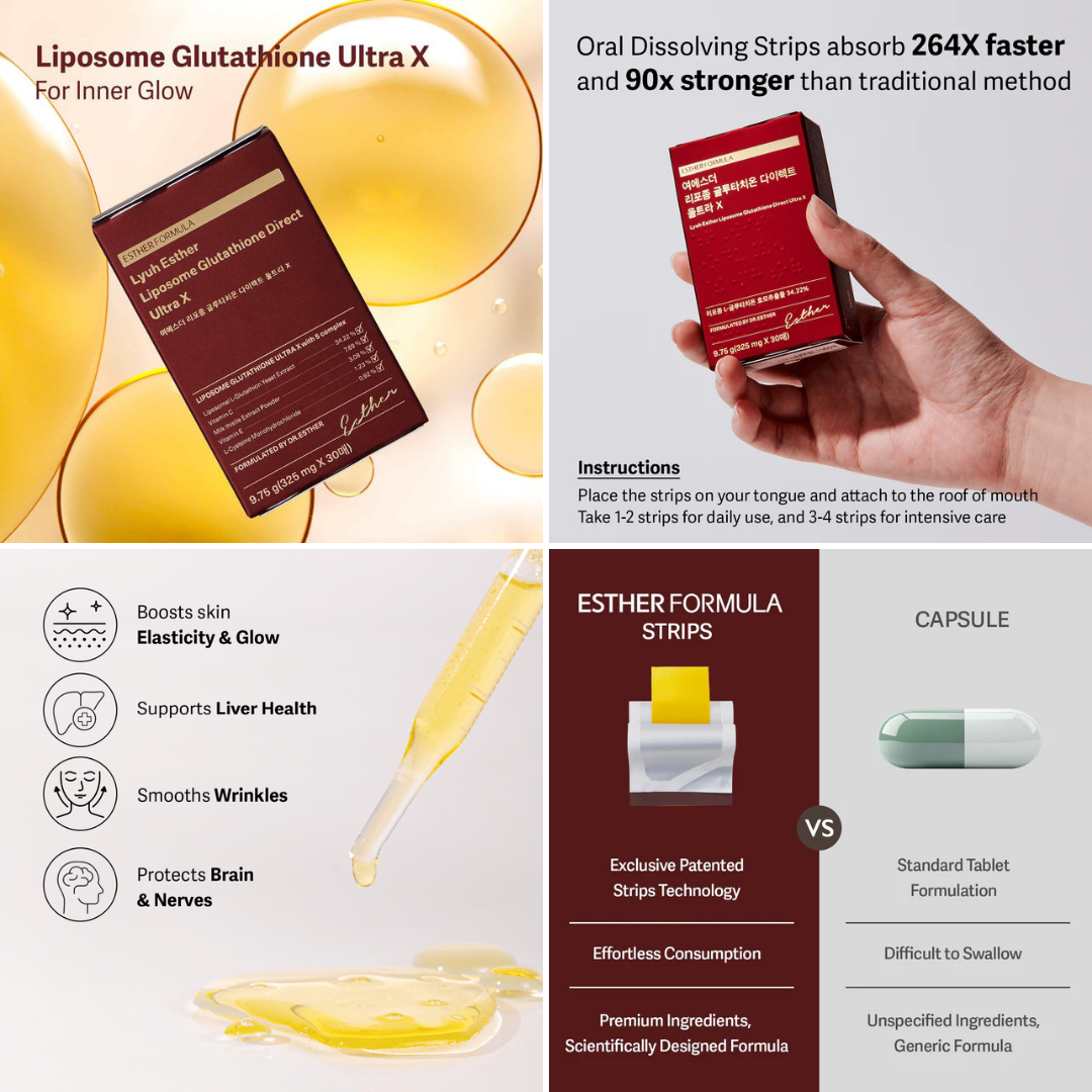 ESTHER FORMULA Liposome Glutathione Direct Ultra X 9.75 g Expiry 12 - Dubuypk ESTHER FORMULA Liposome Glutathione Direct Ultra X 9.75 g Expiry 12 - Dubuypk