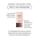 Heimish Bulgarian Rose Tone-up Sunscreen SPF50+ PA+++ 30ml
