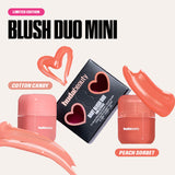 Huda Beauty Baby Blush Duo Pink And Peach