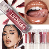 Huda Beauty Faux Filler Extra Shine Lip Gloss - Glassy, Sugar baby, Honey, Foxy, Bombshell, Posh, Coco