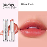 PERIPERA INK MOOD GLOWY Lip BALM - 01 - pink genre, 02 - Coral Brunch, 03 - Rose Thought, 04 -  Mauve promenade