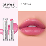 PERIPERA INK MOOD GLOWY Lip BALM - 01 - pink genre, 02 - Coral Brunch, 03 - Rose Thought, 04 -  Mauve promenade