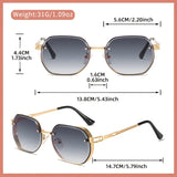 Women's Full-Frame Fashion Glasses  with pouch