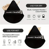 Shein Maange 3 Pcs Brush set With 2 Triangle Puff