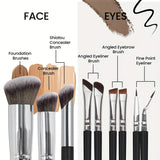MAANGE 9pcs Makeup Brush Set