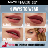 Maybelline Super Stay Teddy Lip Tint - Current Mood, Skinny Dip, Mascara Tear, Baby Tee, Coquettish, July Forever, Petal Core, Pinky Promise, Wild at Heart, Knee High