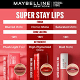 Maybelline Super Stay Teddy Lip Tint - Current Mood, Skinny Dip, Mascara Tear, Baby Tee, Coquettish, July Forever, Petal Core, Pinky Promise, Wild at Heart, Knee High