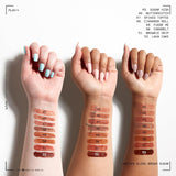 Shop online NYX Butter Gloss Non-Sticky Lip Gloss in shades 02|Éclair-Pale cool pink, 03|Peaches And Cream-Peach, 04|Merengue-Cool lavender pink, 05|Crème Brulee-Pale nude pink, 07|Tiramisu-Pinky nude, 09|Vanilla Crème Pie-Medium blue pink, 15|Angel Food Cake-Lavender mauve, 17|Ginger Snap-Medium neutral brown, 22|Devils Food Cake-Wine, 41|Cranberry Pie-Mauve purple, 43|Marshmallow-Muted lilac, 45|Sugar High-Peachy light nude, 47|Spiked Toffee-Brown mauve in Pakistan