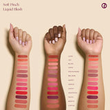 Buy Rare Beauty Soft Pinch Liquid Blush in shades Grateful - Dewy True Red, Happy - Dewy Cool Pink, Joy - Dewy Muted Peach, Lucky - Dewy Hot Pink, Bliss - Matte Nude Pink, Faith - Matte Deep Berry, Grace - Matte Bright Rose Mauve, Love - Matte Terracotta, Hope - Nude Mauve, Encourage - Soft Neutral Pink, Believe - True Mauve, Virtue - Beige Peach, Worth - True Rose in Pakistan