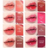 WAKEMAKE - Dewy Gel Glow Tint - 02 Peach Bite Coral, 05 Sensual Red, 06 Peony Fizz, 07 Fig Filling, 08 Coolish Cherry, 12 Glassy Mauvement, 13 Black Hush
