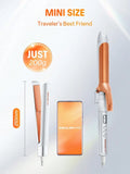 SHEGLAM 2 In 1 Mini Hair Straightener And Curler Iron - HAIR Travel Buddy