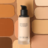 SHEGLAM Complexion Pro Long Lasting Breathable Matte Foundation - Linen, Buttercream, Porcelain, Fair, Chantilly, Bamboo, Shell, Nude, Acorn, Warm Vanilla, Sand, Peach, Honey, Butterscotch, Wheat, Golden, Almond