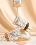 SHEGLAM Dew & Done Skin Tint With Spf20 - Linen, Buttercream, Porcelain, Fair, Chantilly, Bamboo, Shell, Nude, Acorn, Warm Vanilla, Sand, Peach, Honey, Butterscotch, Wheat, Golden, Almond, Saddle, Walnut, Chestnut, Cashew, Cappuccino, Caramel, Mahogany