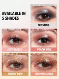 SHEGLAM Gleam Chaser Eyeshadow Topper - Frosting, Just Glazed, Peach Ring, Honey Drip, Brown Sugar