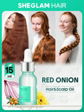 SHEGLAM HAIR Red Onion Hair And Scalp Oil - Clear - 15ml