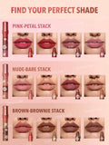 Sheglam Mega Lip Stacks-brown-Brownie Stack, Petal Stack, Bare Stack