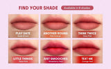 Buy SHEGLAM Soft Haze Lip Blur in shades Little Things, Play Date, Text Me, Just Smooches, Think Twice, Another Round Online in Pakistan at DUBUYPK