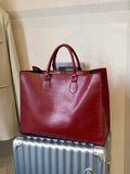 Shein Burgundy Vintage Tote Bag
