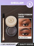 SHEGLAM Boss Brow Waterproof Pomade WITH BRUSH - Dark Brown, Ebony, Soft Brown