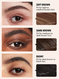 SHEGLAM Boss Brow Waterproof Pomade WITH BRUSH - Dark Brown, Ebony, Soft Brown