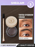 SHEGLAM Boss Brow Waterproof Pomade WITH BRUSH - Dark Brown, Ebony, Soft Brown