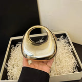 Stylish Mini Acrylic Banquet Bag - Golden