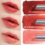 TIRTIR Waterism Glow Melting Balm - 01 Mauve Rose, 02 Merry Coral, 03 Sand Mond, 04 Fig Peach, 05 Scotch Shot, 06 Honey Nut, 07 Cassis Plum, 08 Summer Pumpkin, 09 Salmon Syrup